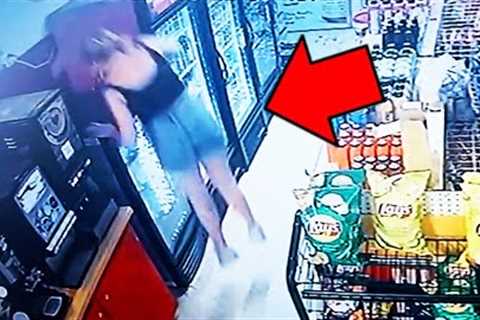 STRANGE REAL LIFE MOMENTS CAUGHT ON VIDEO & CCTV FOOTAGE!
