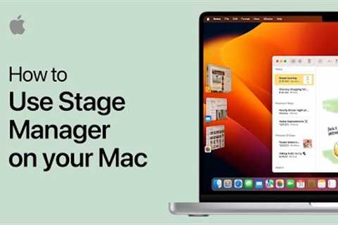 How to use Stage Manager on your Mac | Apple Support