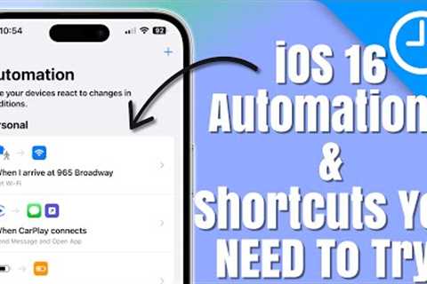 Next Level iOS 16 Automations & Shortcuts | Try These NOW!