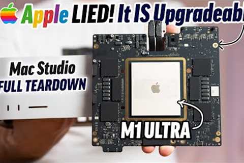 Mac Studio FULL Teardown - M1 Ultra chip REVEALED!