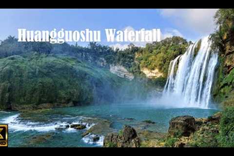 China Beautiful: Huangguoshu Waterfall Aerial Drone Photography in 4k