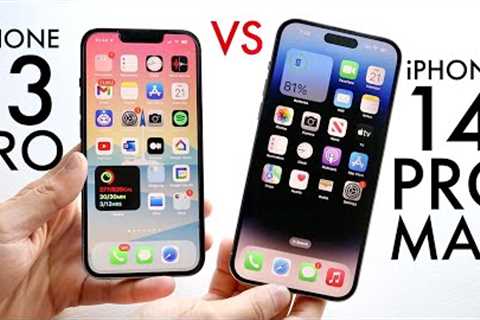 iPhone 14 Pro Max Vs iPhone 13 Pro! (Comparison) (Review)