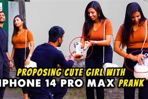 Proposing Cute Girl With iPhone 14 PRO MAX Prank | Kovai Kusumbu | Kovai 360*