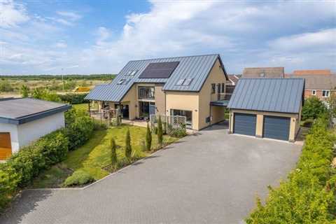 Striking self-built Peterborough home with solar panels and underfloor heating on market for offers ..