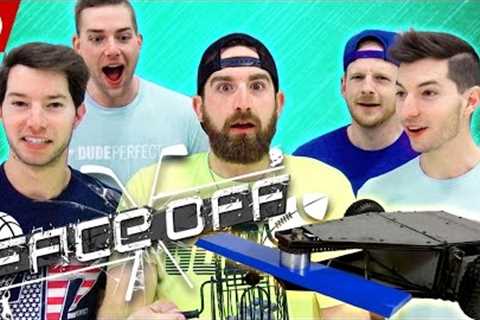 DUDE PERFECT Battlebots Edition | FACEOFF