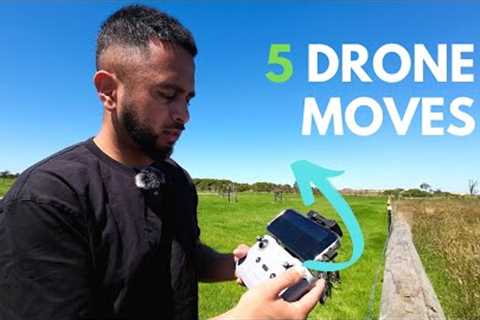 MASTER THESE 5 DRONE MOVES TO MAKE EPIC VIDEOS | DJI Mini 2 & Mini 3 pro Tips