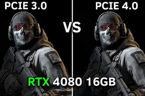PCIe 3.0 vs PCIe 4.0 | GeForce RTX 4080 16GB | Test In 10 New Games