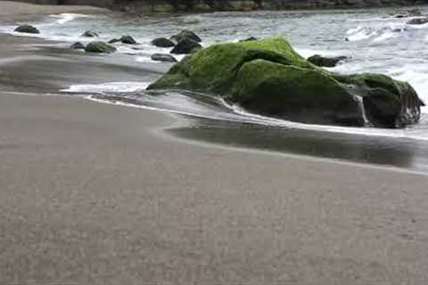 Sea waves & beach drone video HD Video