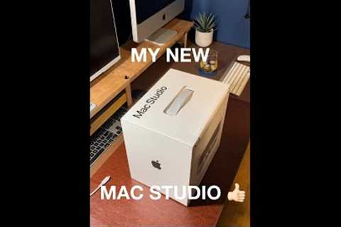 #117 Unboxing my new Mac Studio + my workspace for 2023