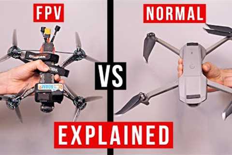 FPV Drones VS Normal Drones ⎸ What''s the difference? Are FPV Drones Better? (yes)