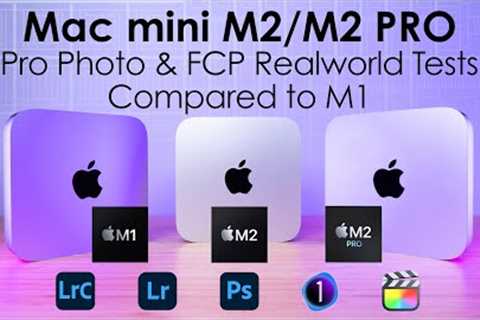 Mac mini M2 PRO vs M2 vs M1 vs Mac Studio | Pro Photo & FCT Tests! What is the best..