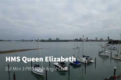 HMS Queen Elizabeth - DJI Mini 3 PRO Wide Angle Lens