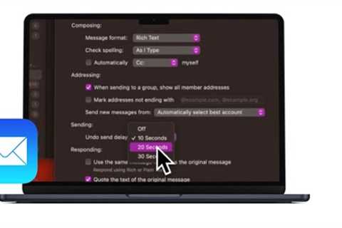 How to Adjust Undo Send Delay in Apple Mail App in macOS 13 Ventura on Mac