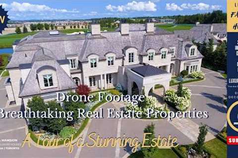 Drone Footage of Breathtaking Real Estate Properties #DroneRealEstate #RealEstateFilming #AerialView