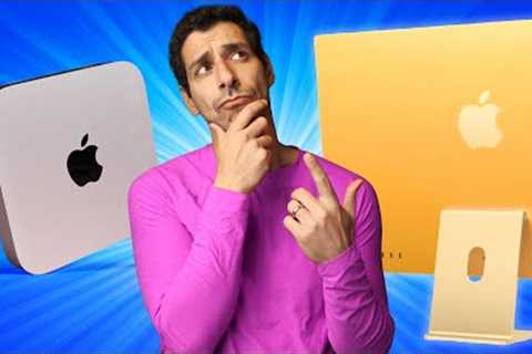 SHOULD YOU GET the M1 iMac or BUY a Mac Mini?
