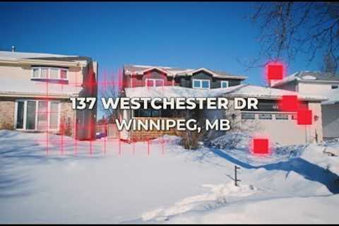 Real Estate Video, 137 Westchester Dr, Winnipeg, Non-Branded, 4K!