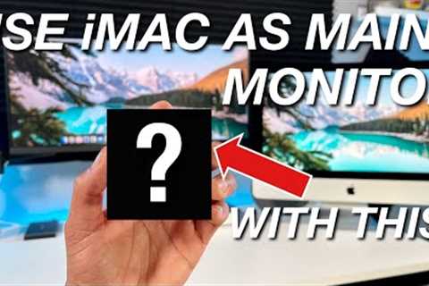 Use iMac As MAIN MONITOR For M1/M2 Mac Mini With THIS! 🤯