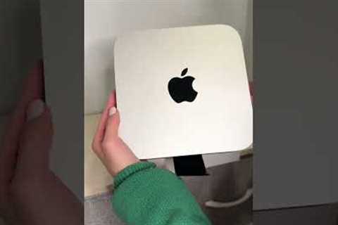 Apple M2 Mac Mini Desktop Unboxing!!😱🤩🖥️ #shorts #apple #macmini #m2 #college #computer
