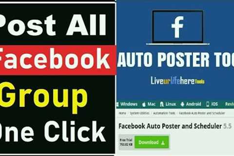 Facebook Auto Poster | Tool Kit For Facebook | Post In Facebook Groups On 1 Click