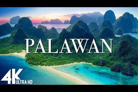 FLYING OVER PALAWAN (4K UHD) Amazing Beautiful Nature Scenery with Relaxing Music| 4K VIDEO ULTRA HD