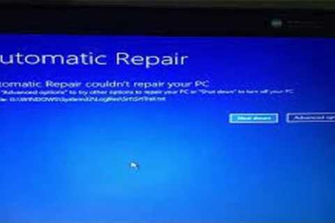 How to Fix Blue Screen Automatic Repair Loop on Windows 10 Fix Windows 10
