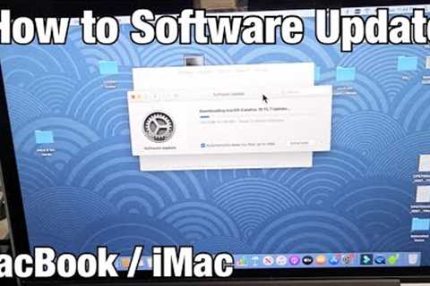 How to Software Update on MacBook, iMac, Apple Computer)