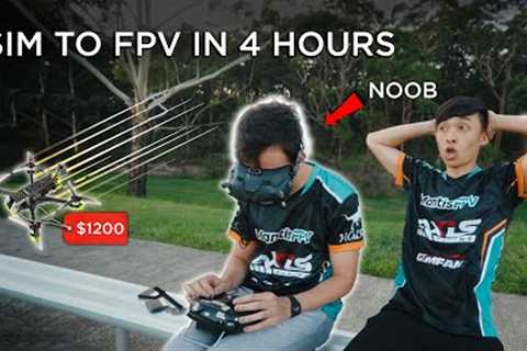 Learn To Fly FPV DRONES In 4 HOURS! (From Scratch)