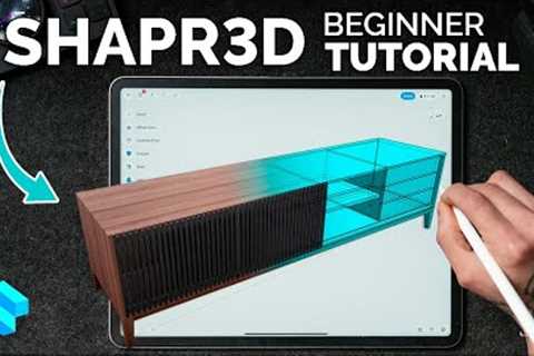 Modeling Furniture For BEGINNERS on The iPad Pro - Shapr3D for Woodworkers