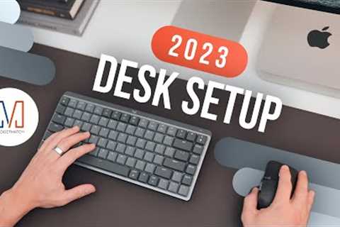 2023 Minimal Desk Setup! Logitech MX Mechanical Mini, MX Master 3S, Mac mini, Apple Studio Display