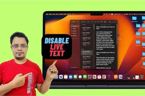 How to Permanently Disable Live Text in macOS Ventura on Mac