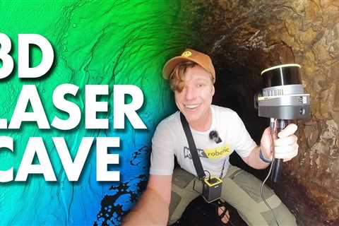 I 3D LASER Mapped a Cave and  Merged it with Drone Data! ROCK R3 Pro