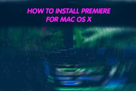Adobe Premiere For Macos High Sierra