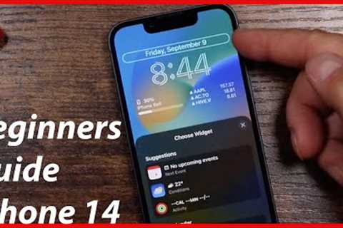 Beginners Guide To iPhone 14 Plus - How To Use The iPhone 14 Tutorial iOS 16