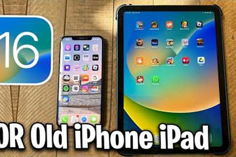 How to Update Old iPad iPhone to iOS 13, 14, 15, 16 - NO Computer✔️ No Jailbreak ✔️