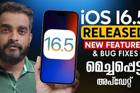 iOS 16.5 Released | What''s New!- in Malayalam