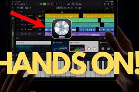 Hands On With Logic Pro For iPad Live First look!