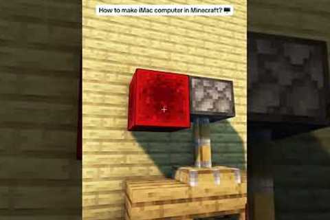 Realistic iMac in Minecraft! #shorts