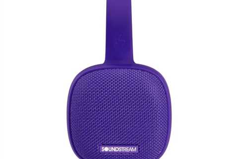 Soundstream H2Go IPX7 Waterproof Transportable Bluetooth Speaker Purple (Refurbished) for $28