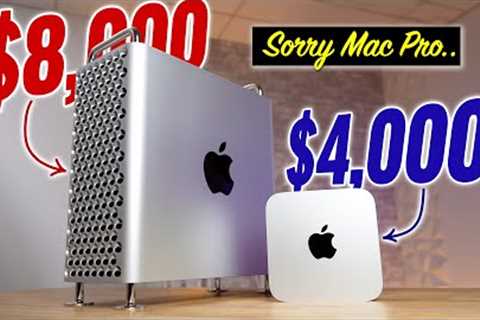 M2 Ultra Mac Pro vs Mac Studio Test - Apple TROLLED us..