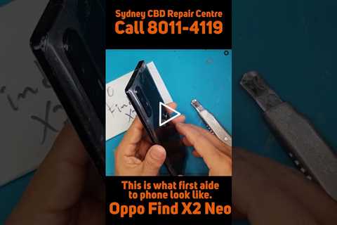 Tape it up! [OPPO FIND X2 NEO] | Sydney CBD Repair Centre #shorts