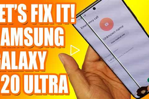 POOR THING! Samsung Galaxy S20 Ultra Screen Replacement | Sydney CBD Repair Centre
