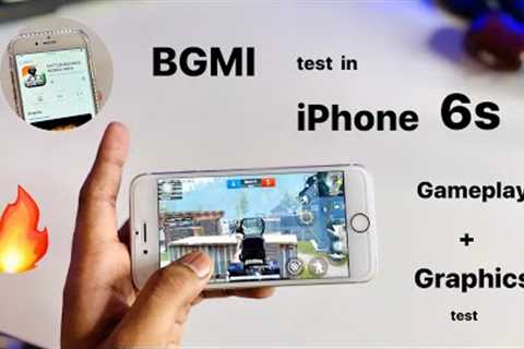 BGMI on iPhone 6s - Gameplay and  Graphics Test 🔥