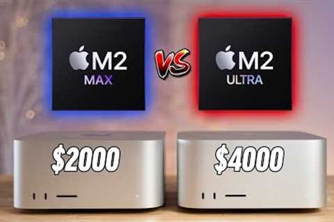 M2 Max vs M2 Ultra Mac Studio: Is it Worth $2000 MORE?