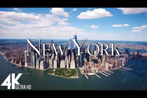 FLYING OVER NEW YORK (4K Video UHD) - Scenic Relaxation Film With Inspiring Music