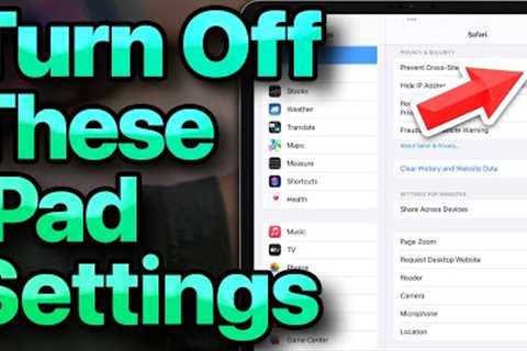 20 iPad Settings You Need To Turn Off Now [2023]