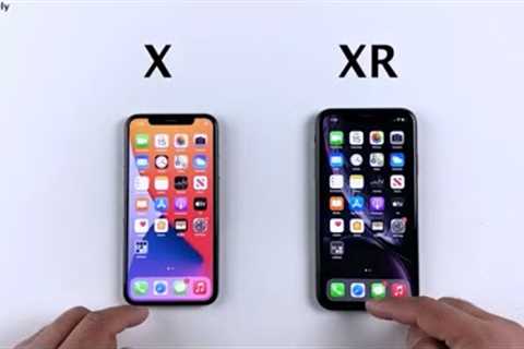 iPhone X vs iPhone XR in 2021? Who wins the Speed Test?