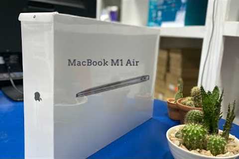MacBook Air M1 Unboxing and First Impressions (2023) #macbook #macbookair #macbookairm1