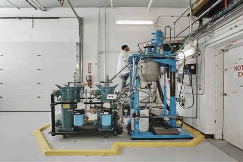 Inside a high-tech cement laboratory