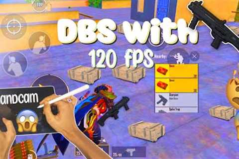 DBS in 120fps 🤯 | handcam | iPad Pro m2 chip 😱 | fastest processor #bgmi #handcam #pubg