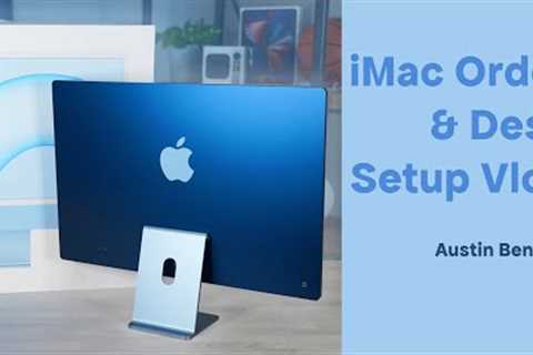 Ordering My BLUE iMac + Organizing My Desk & Taking Delivery
